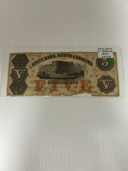 State Bank {1860} S. Carolina