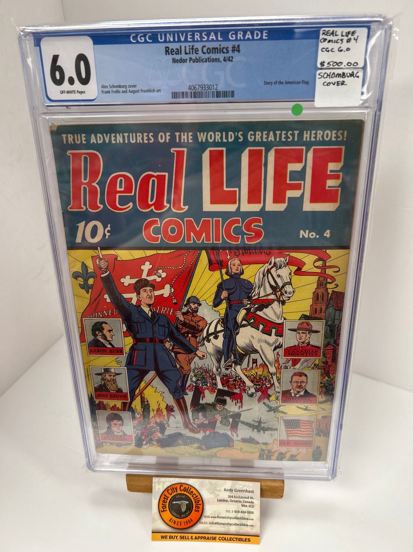 Real Life Comics #4 (Off-White Pages) {CGC 6.0}