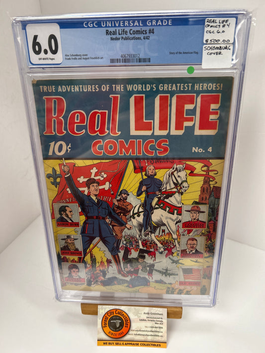 Real Life Comics #4 (Off-White Pages) {CGC 6.0}
