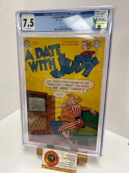 A Date With Judy #26 (Wite Pages) {CGC 7.5}