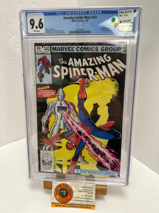 Amazing Spider-man #242 (White Pages) {CGC 9.6}