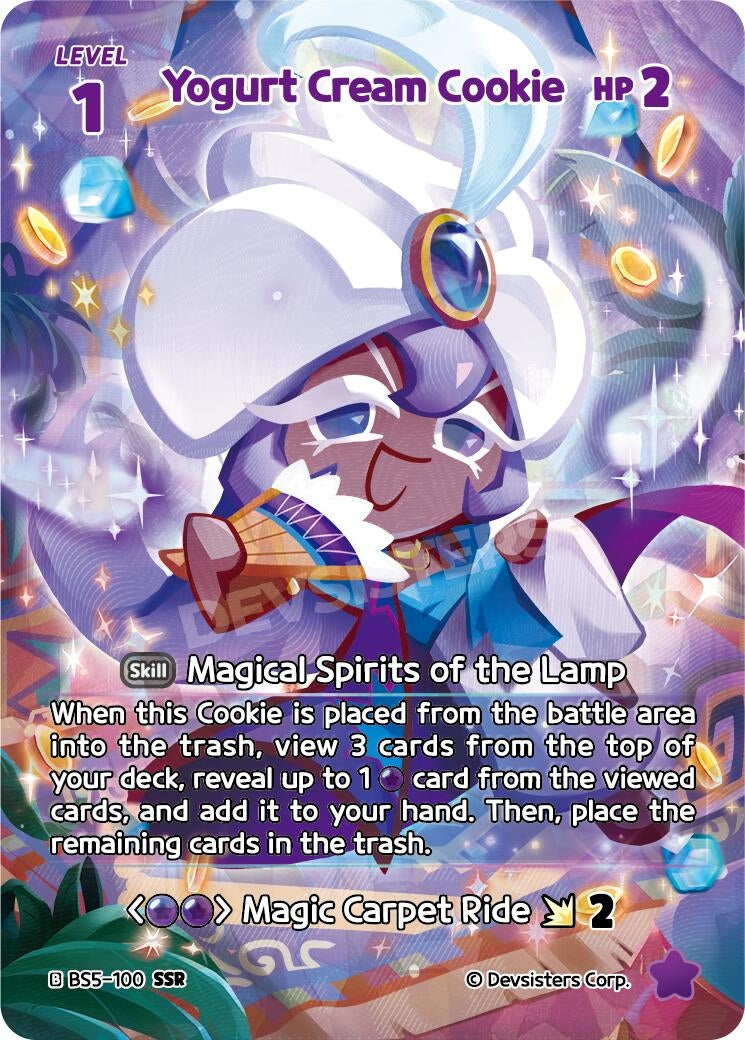 Image for Yogurt Cream Cookie (SSR) (BS5-100) (BS5-BS7) - CookieRun: Braverse TCG