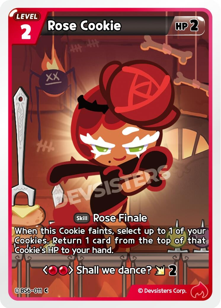 Image for Rose Cookie (011) (BS6-011) (BS5-BS7) - CookieRun: Braverse TCG