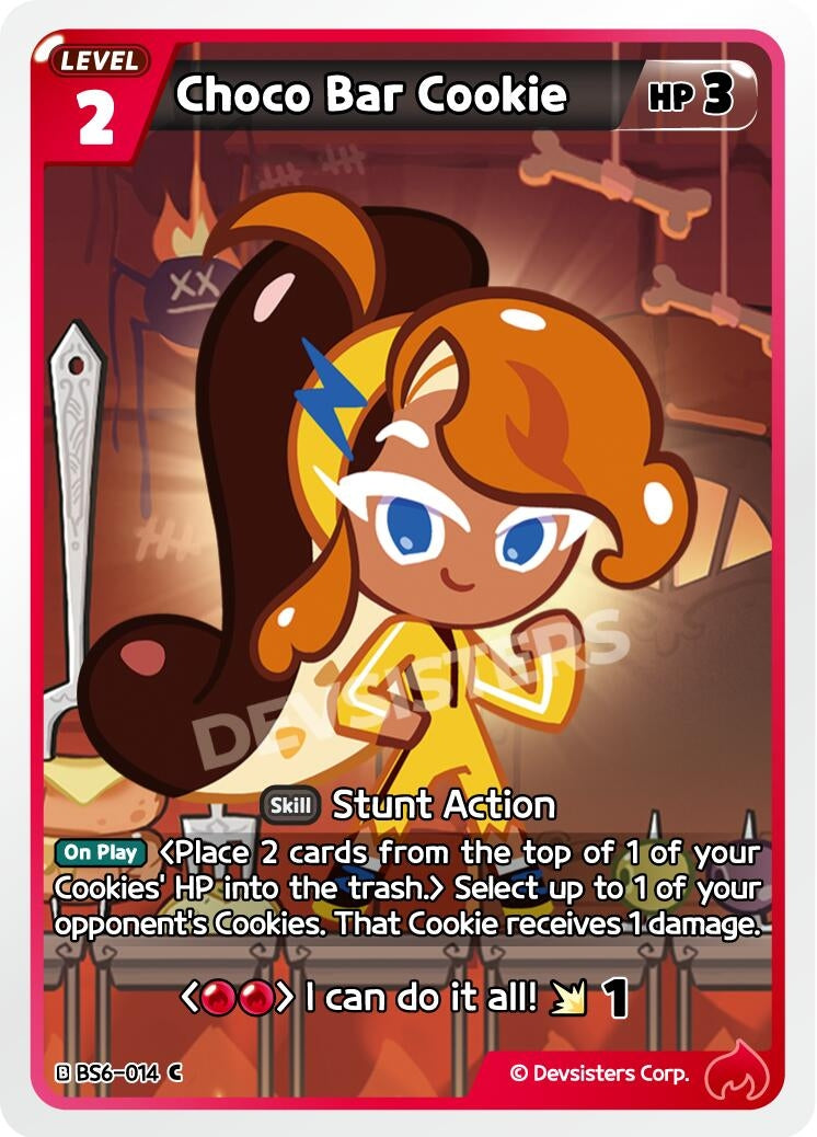 Image for Choco Bar Cookie (BS6-014) (BS5-BS7) - CookieRun: Braverse TCG