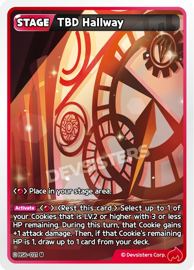 Image for TBD Hallway (BS6-021) (BS5-BS7) - CookieRun: Braverse TCG