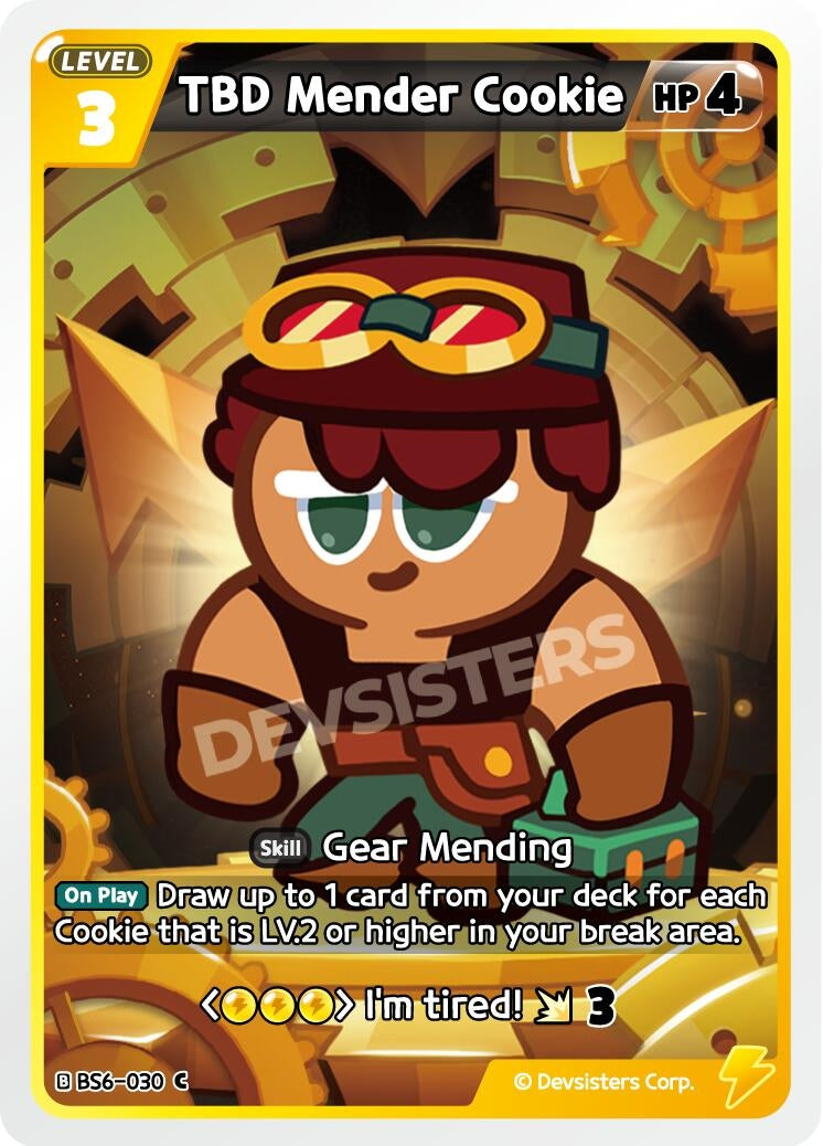 Image for TBD Mender Cookie (BS6-030) (BS5-BS7) - CookieRun: Braverse TCG