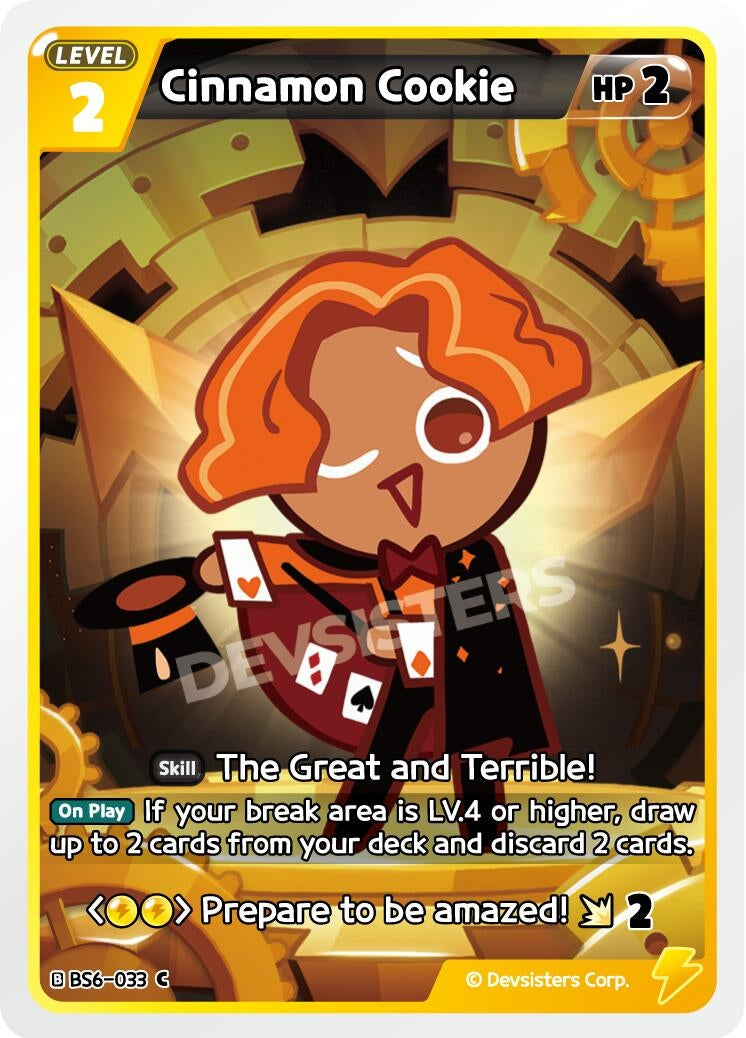 Image for Cinnamon Cookie (BS6-033) (BS5-BS7) - CookieRun: Braverse TCG