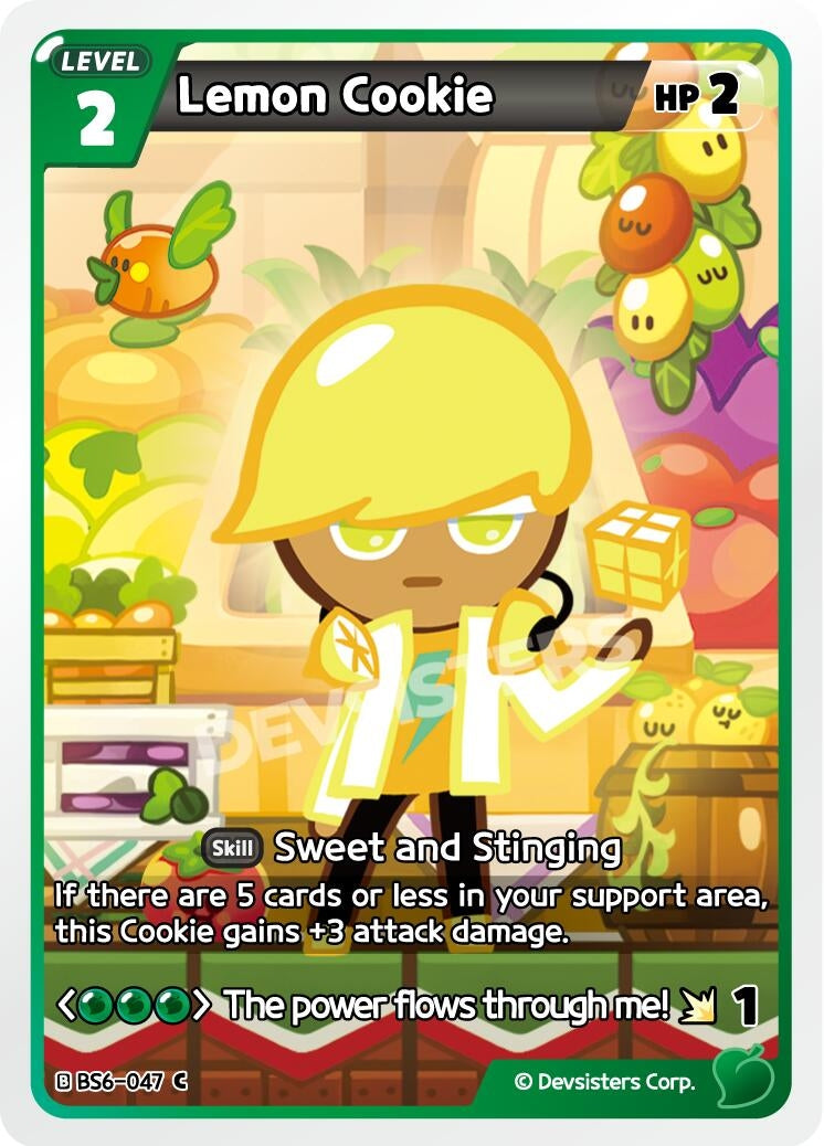 Image for Lemon Cookie (047) (BS6-047) (BS5-BS7) - CookieRun: Braverse TCG