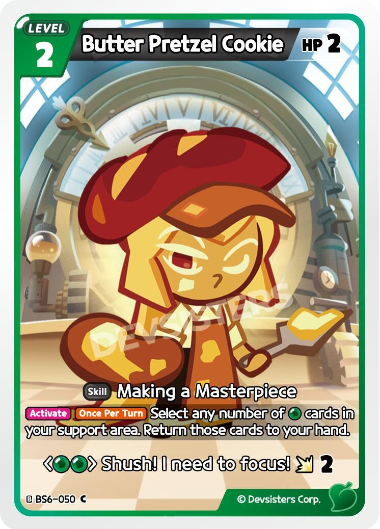 Image for Butter Pretzel Cookie (BS6-050) (BS5-BS7) - CookieRun: Braverse TCG