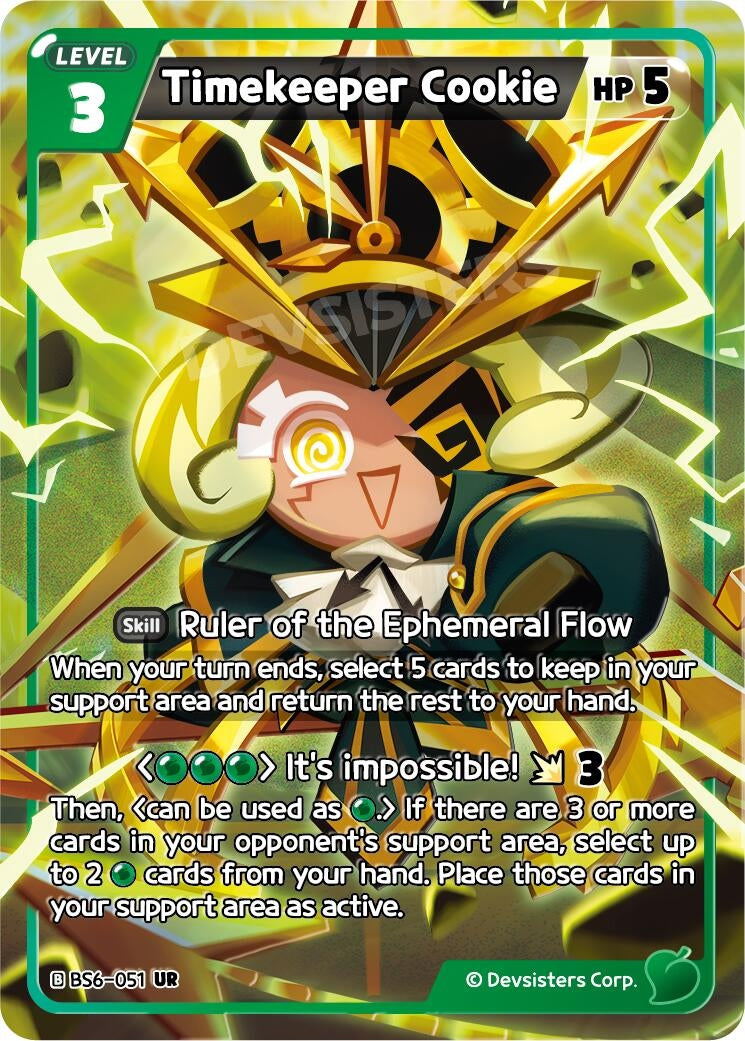 Image for Timekeeper Cookie (051) (BS6-051) (BS5-BS7) - CookieRun: Braverse TCG