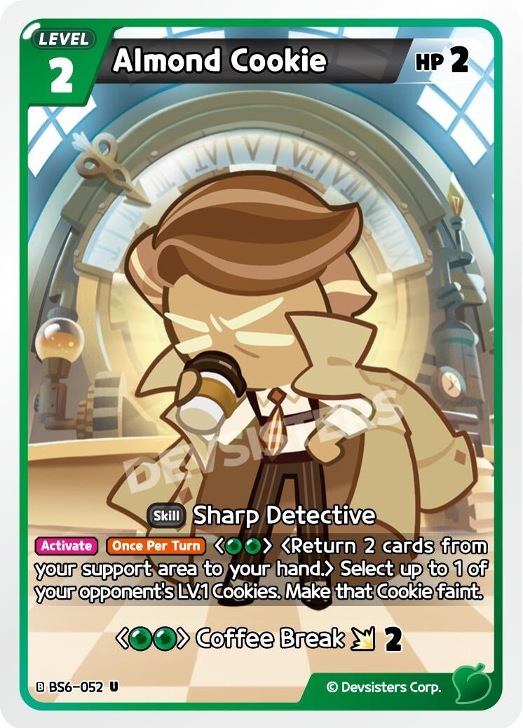Image for Almond Cookie (052) (BS6-052) (BS5-BS7) - CookieRun: Braverse TCG