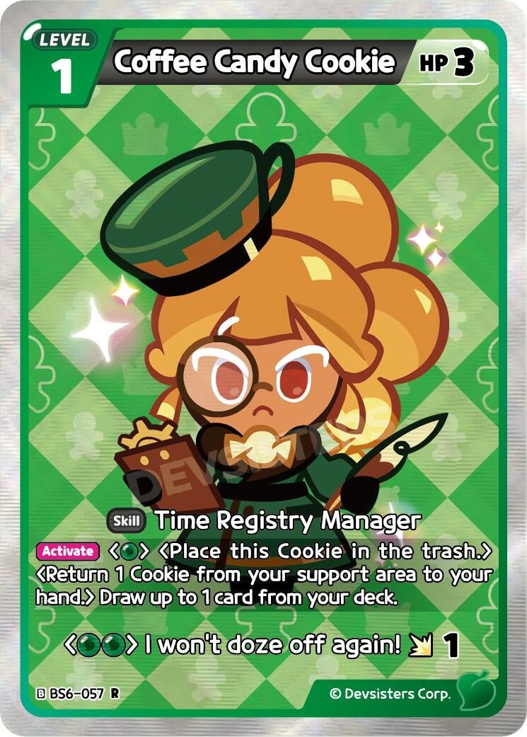 Image for Coffee Candy Cookie (057) (BS6-057) (BS5-BS7) - CookieRun: Braverse TCG