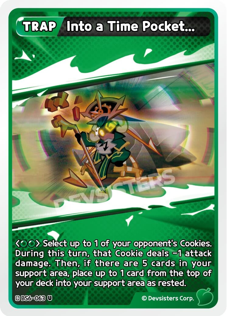 Image for Into a Time Pocket... (BS6-063) (BS5-BS7) - CookieRun: Braverse TCG