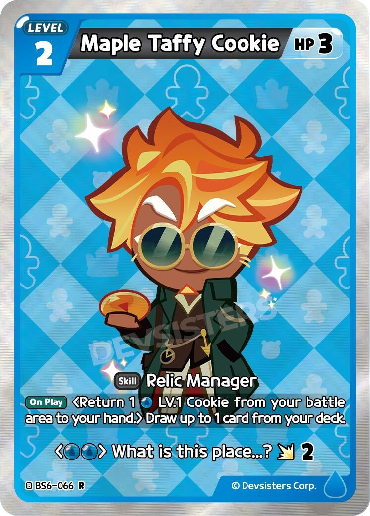 Image for Maple Taffy Cookie (BS6-066) (BS5-BS7) - CookieRun: Braverse TCG