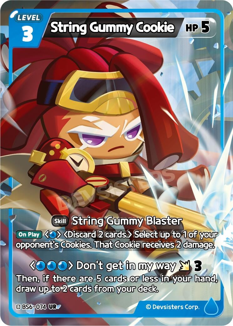 Image for String Gummy Cookie (074) (BS6-074) (BS5-BS7) - CookieRun: Braverse TCG