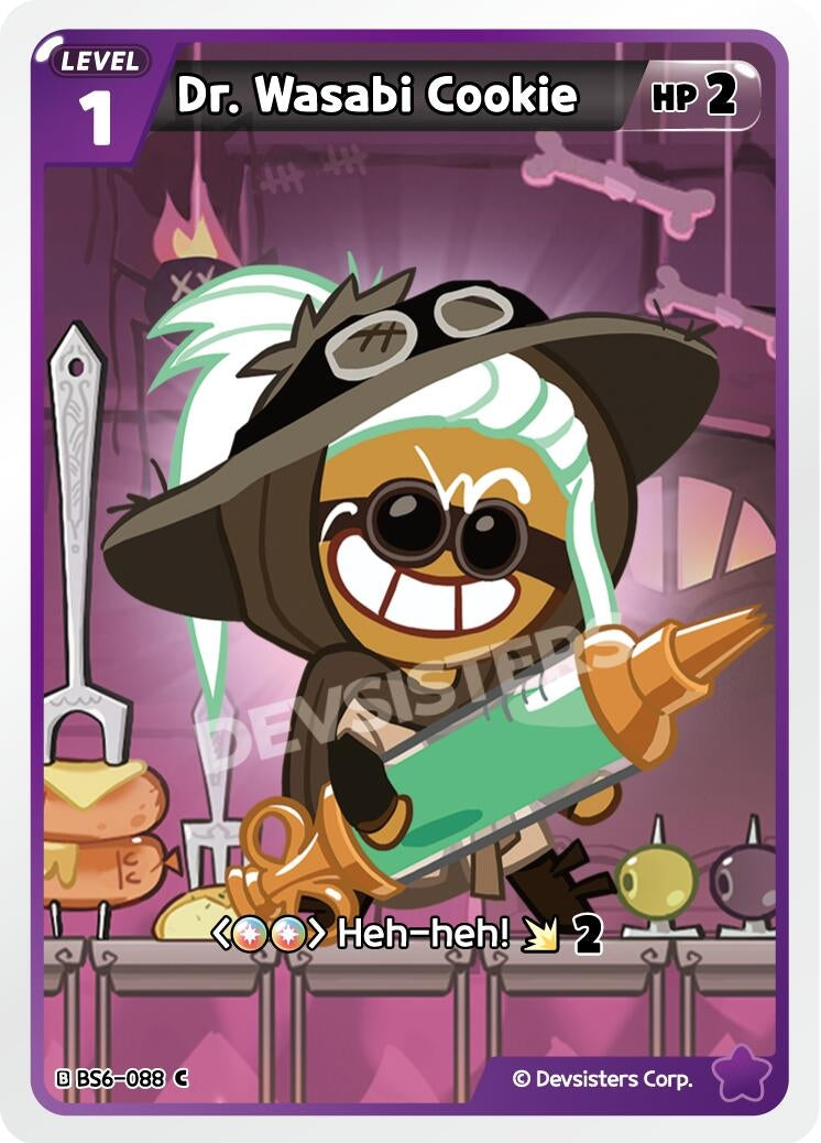 Image for Dr. Wasabi Cookie (088) (BS6-088) (BS5-BS7) - CookieRun: Braverse TCG