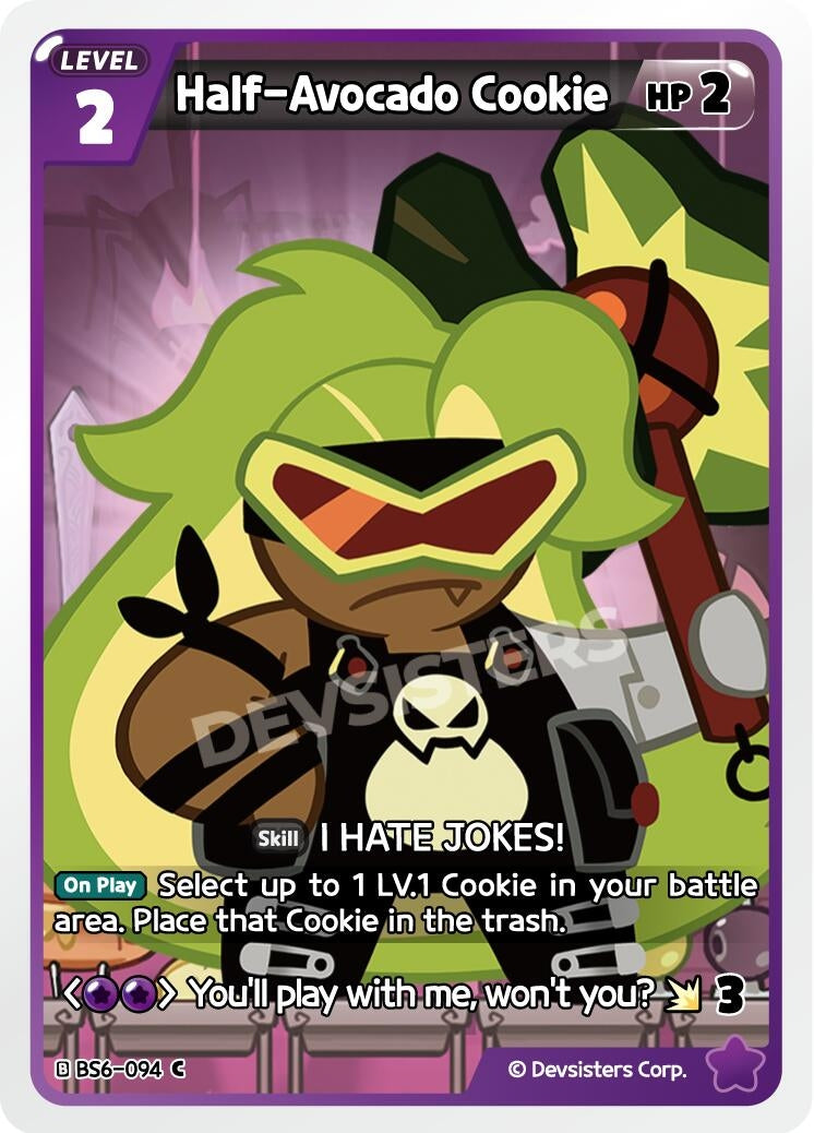 Image for Half-Avocado Cookie (BS6-094) (BS5-BS7) - CookieRun: Braverse TCG