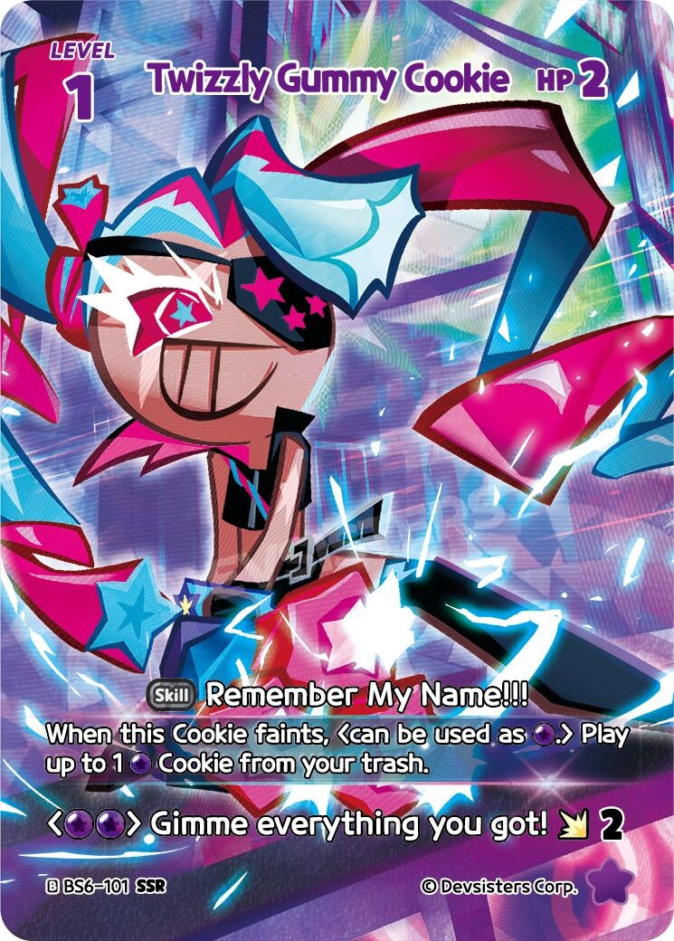 Image for Twizzly Gummy Cookie (SSR) (BS6-101) (BS5-BS7) - CookieRun: Braverse TCG