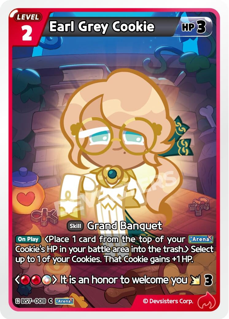 Image for Earl Grey Cookie (BS7-008) (BS5-BS7) - CookieRun: Braverse TCG