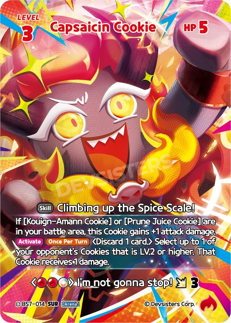 Image for Capsaicin Cookie (SUR) (BS7-014) (BS5-BS7) - CookieRun: Braverse TCG