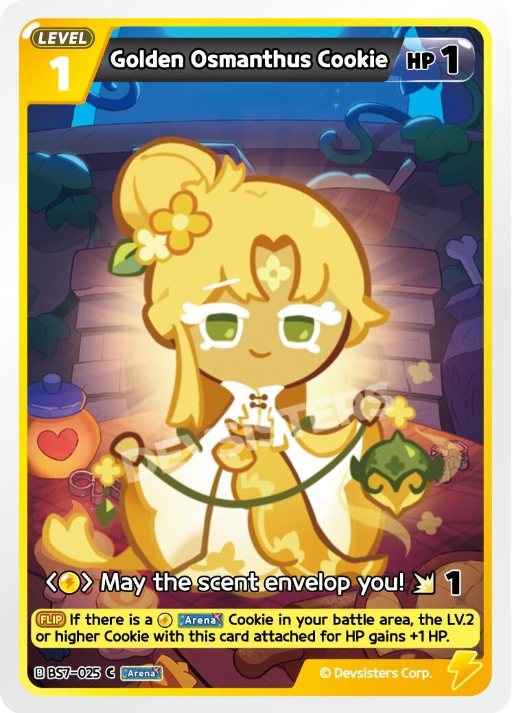 Image for Golden Osmanthus Cookie (BS7-025) (BS5-BS7) - CookieRun: Braverse TCG