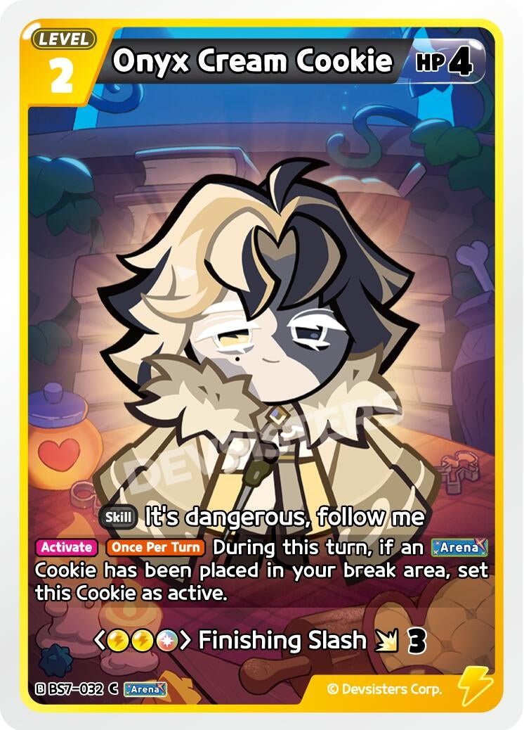 Image for Onyx Cream Cookie (BS7-032) (BS5-BS7) - CookieRun: Braverse TCG