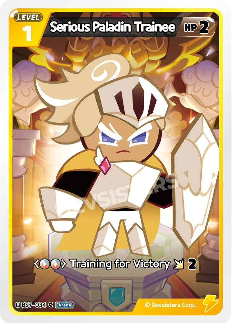 Image for Serious Paladin Trainee (BS7-034) (BS5-BS7) - CookieRun: Braverse TCG