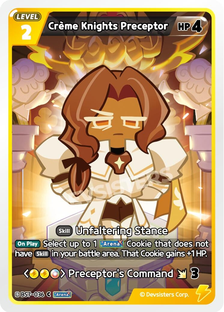 Image for Creme Knights Preceptor (BS7-036) (BS5-BS7) - CookieRun: Braverse TCG