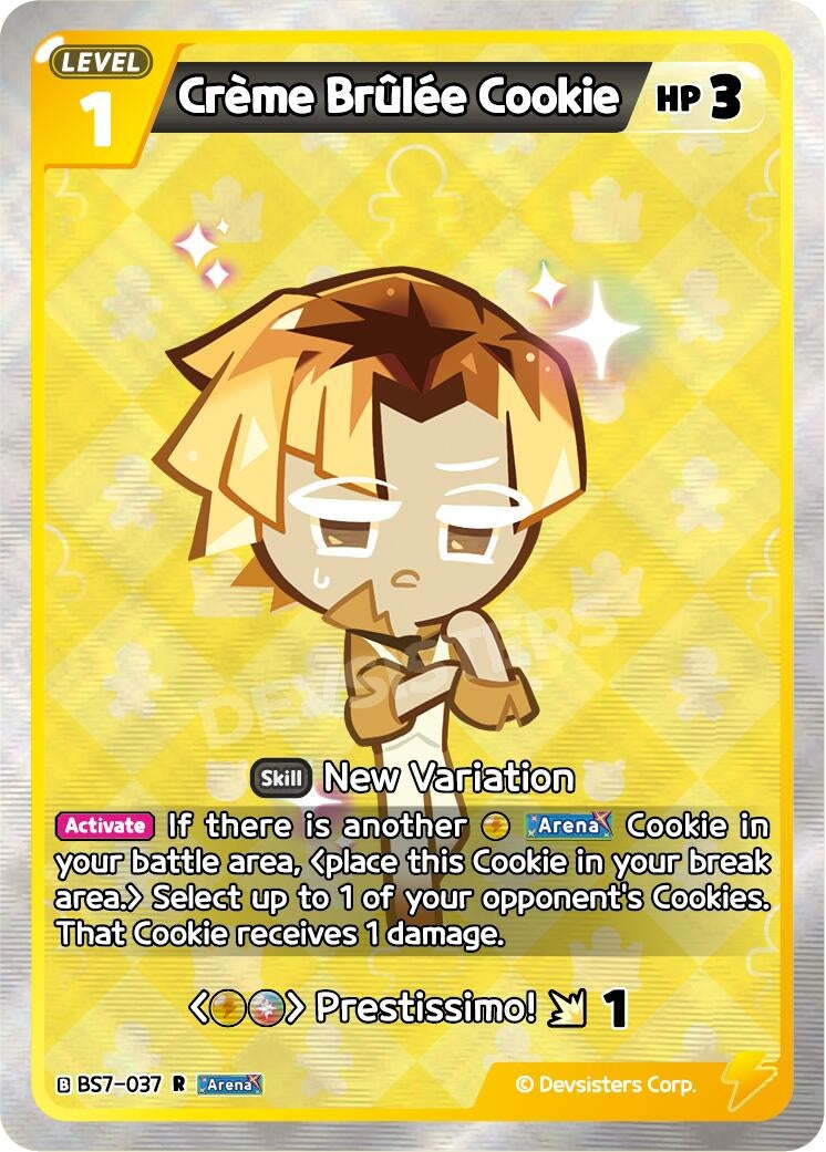 Image for Creme Brulee Cookie (BS7-037) (BS5-BS7) - CookieRun: Braverse TCG