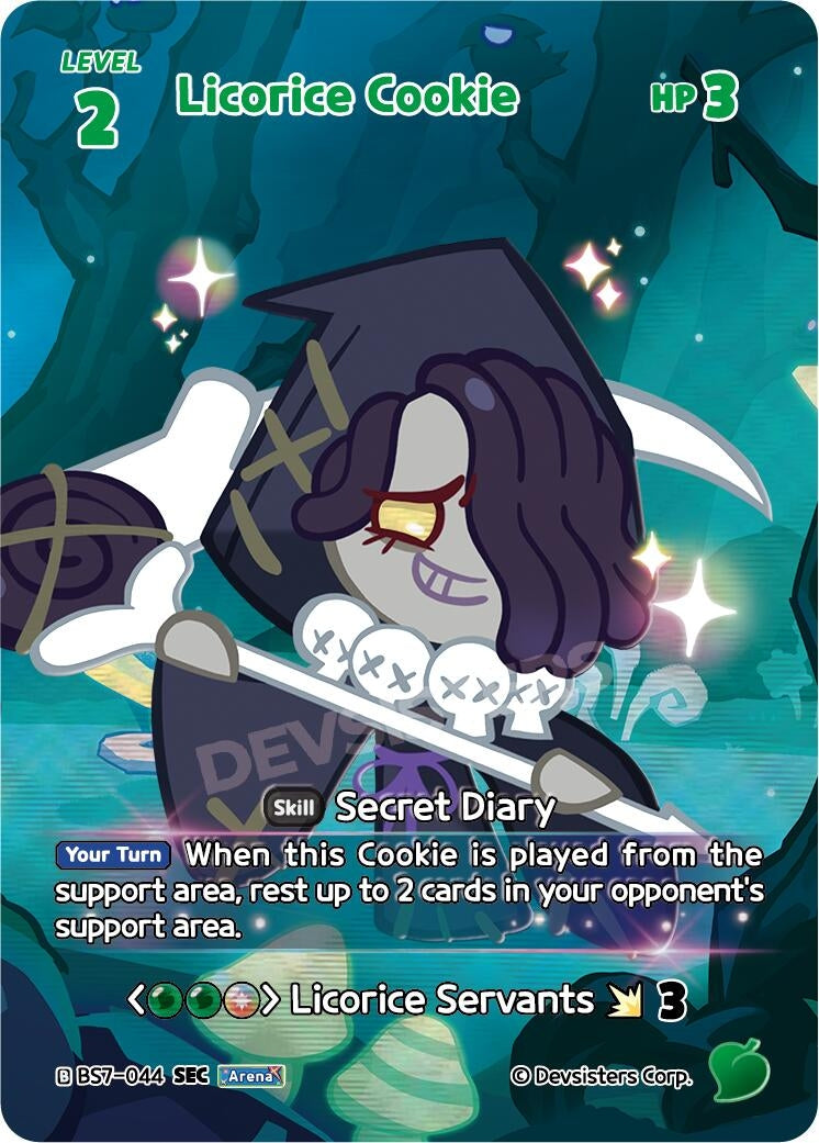 Image for Licorice Cookie (Ver. 2) (BS7-044) (BS5-BS7) - CookieRun: Braverse TCG