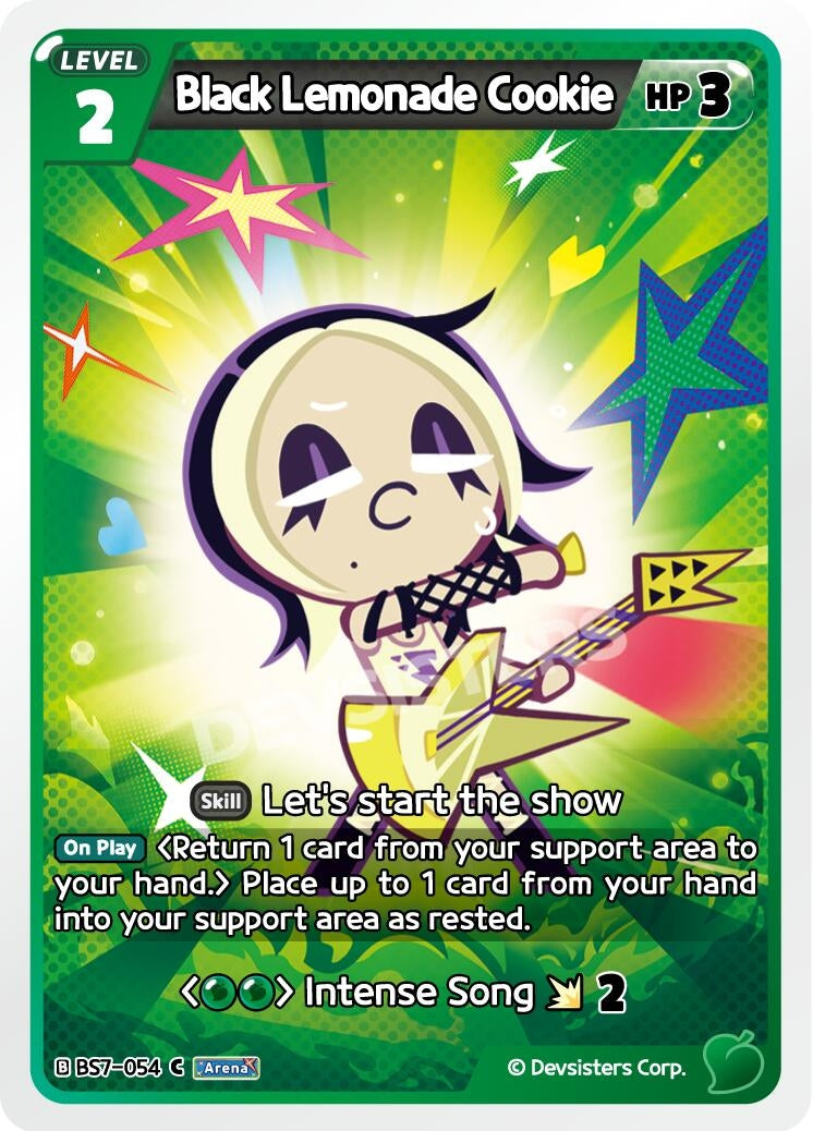 Image for Black Lemonade Cookie (BS7-054) (BS5-BS7) - CookieRun: Braverse TCG