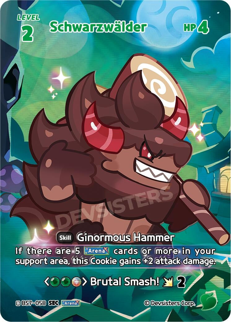 Image for Schwarzwalder (SEC) (BS7-058) (BS5-BS7) - CookieRun: Braverse TCG