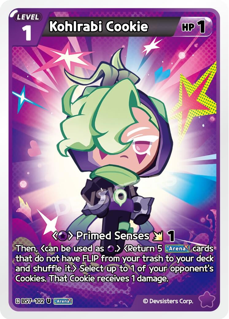 Image for Kohlrabi Cookie (BS7-102) (BS5-BS7) - CookieRun: Braverse TCG