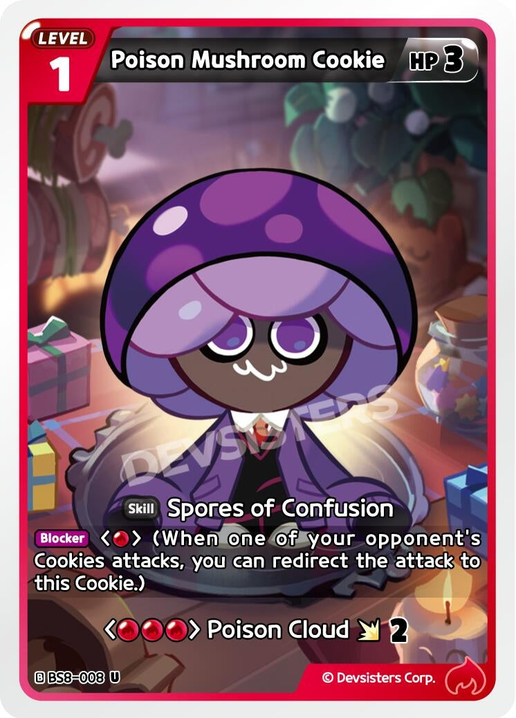 Image for Poison Mushroom Cookie (BS8-008) (BS8-BS9) - CookieRun: Braverse TCG