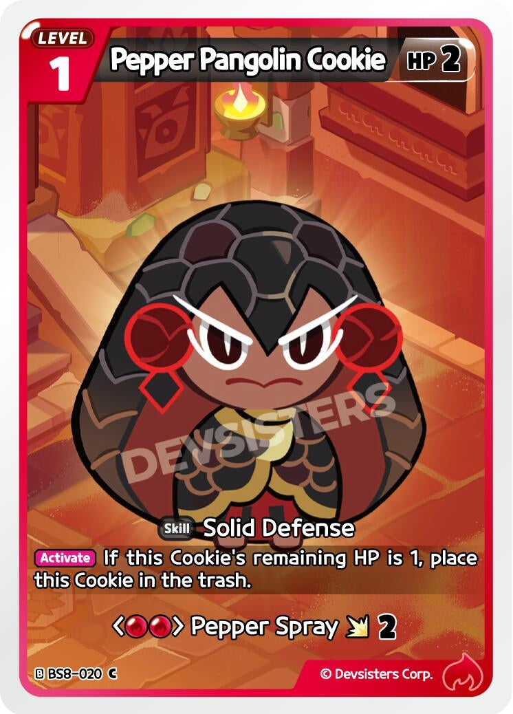 Image for Pepper Pangolin Cookie (BS8-020) (BS8-BS9) - CookieRun: Braverse TCG