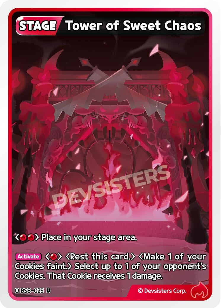 Image for Tower of Sweet Chaos (BS8-025) (BS8-BS9) - CookieRun: Braverse TCG
