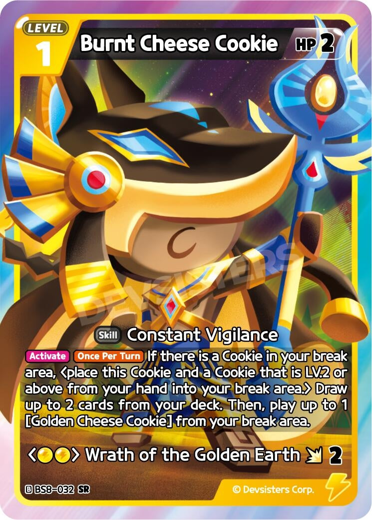 Image for Burnt Cheese Cookie (BS8-032) (BS8-BS9) - CookieRun: Braverse TCG
