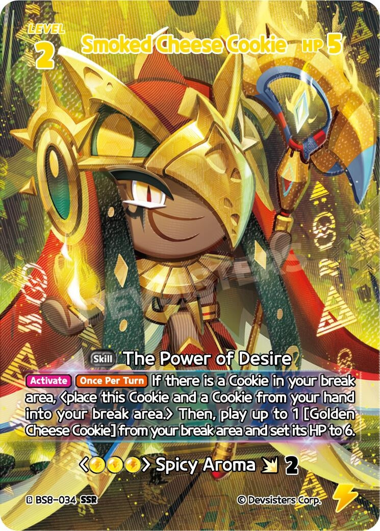 Image for Smoked Cheese Cookie (SSR) (BS8-034) (BS8-BS9) - CookieRun: Braverse TCG