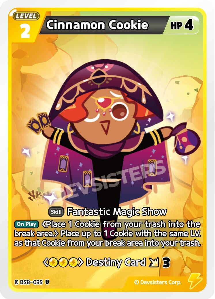 Image for Cinnamon Cookie (035) (BS8-035) (BS8-BS9) - CookieRun: Braverse TCG