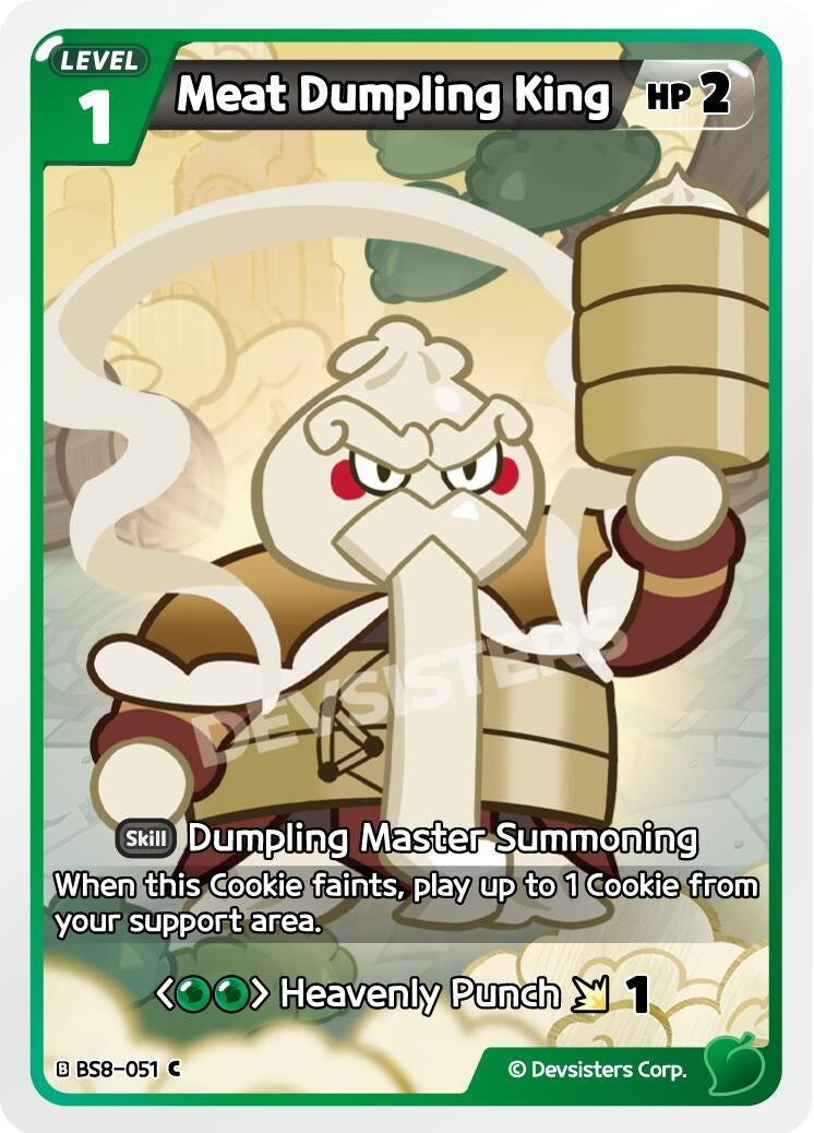 Image for Meat Dumpling King (BS8-051) (BS8-BS9) - CookieRun: Braverse TCG