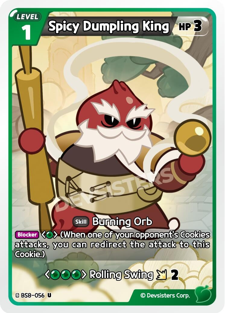 Image for Spicy Dumpling King (BS8-056) (BS8-BS9) - CookieRun: Braverse TCG