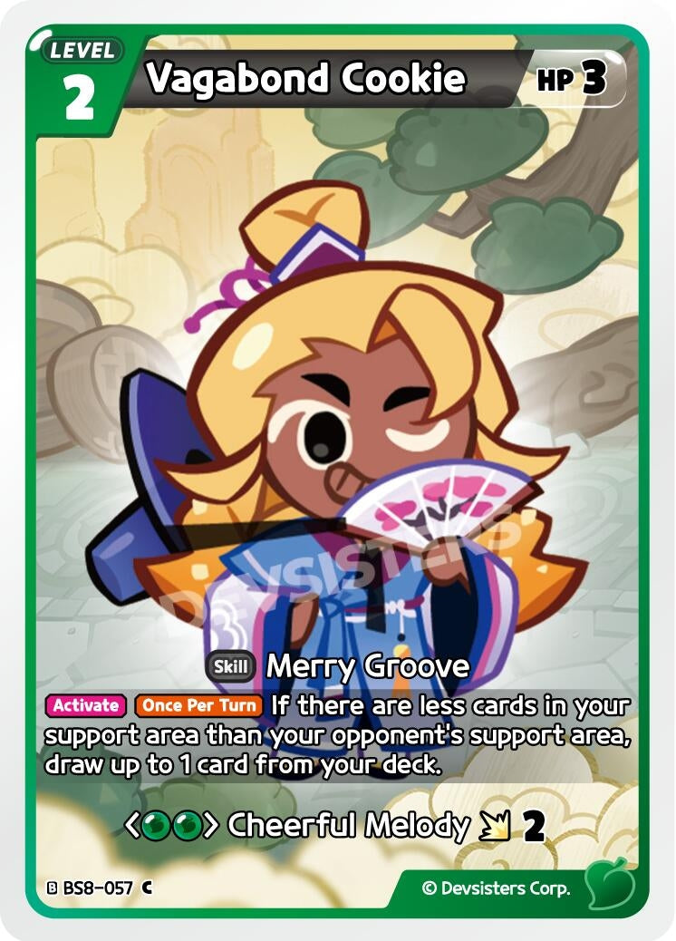 Image for Vagabond Cookie (BS8-057) (BS8-BS9) - CookieRun: Braverse TCG