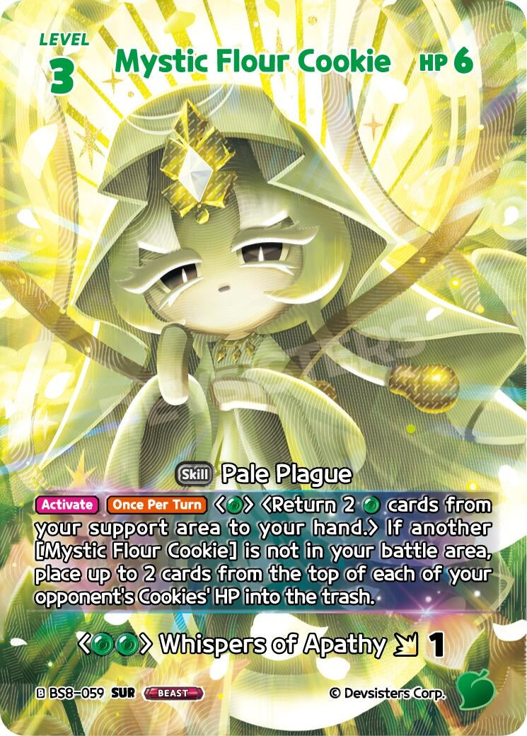 Image for Mystic Flour Cookie (SUR) (BS8-059) (BS8-BS9) - CookieRun: Braverse TCG