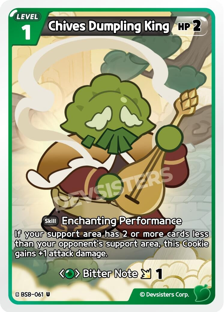 Image for Chives Dumpling King (BS8-061) (BS8-BS9) - CookieRun: Braverse TCG