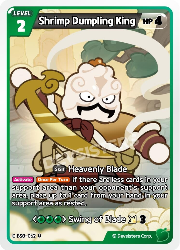 Image for Shrimp Dumpling King (BS8-062) (BS8-BS9) - CookieRun: Braverse TCG