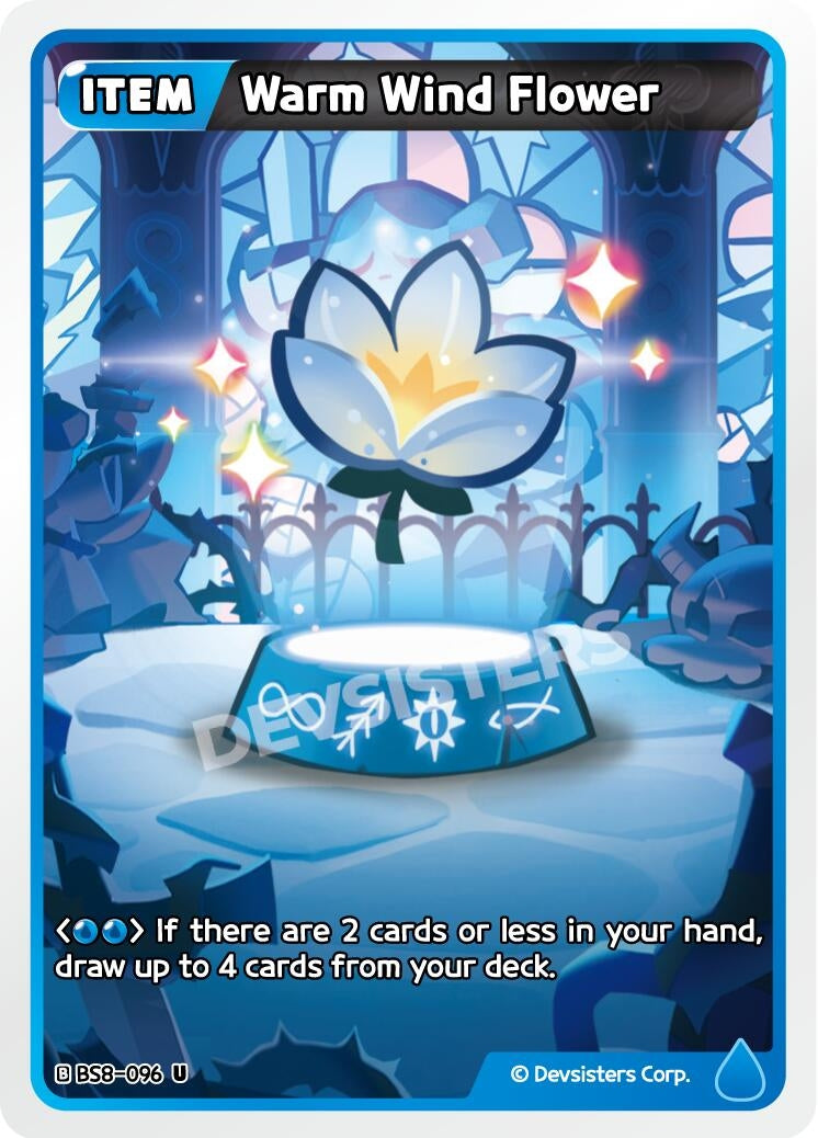 Image for Warm Wind Flower (BS8-096) (BS8-BS9) - CookieRun: Braverse TCG