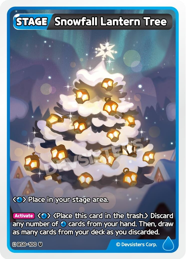 Image for Snowfall Lantern Tree (BS8-100) (BS8-BS9) - CookieRun: Braverse TCG