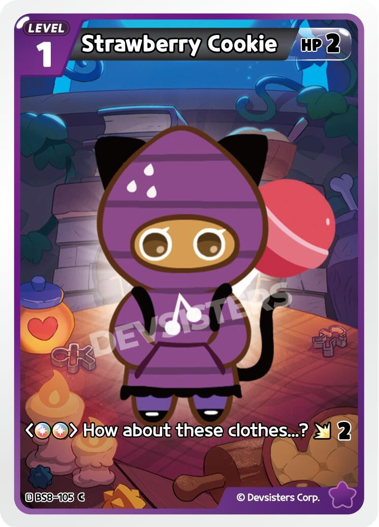 Image for Strawberry Cookie (BS8-105) (BS8-BS9) - CookieRun: Braverse TCG