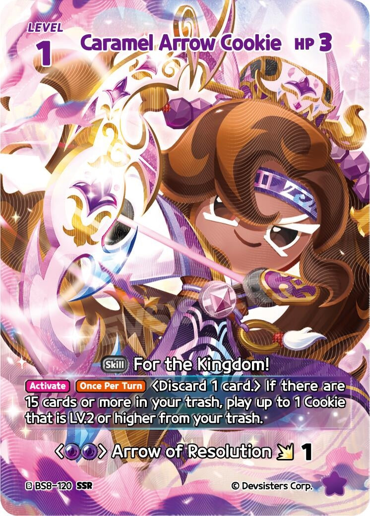 Image for Caramel Arrow Cookie (SSR) (BS8-120) (BS8-BS9) - CookieRun: Braverse TCG