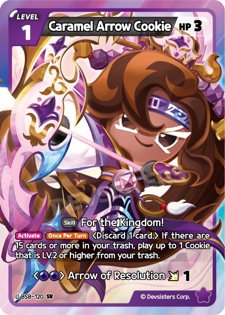 Image for Caramel Arrow Cookie (BS8-120) (BS8-BS9) - CookieRun: Braverse TCG